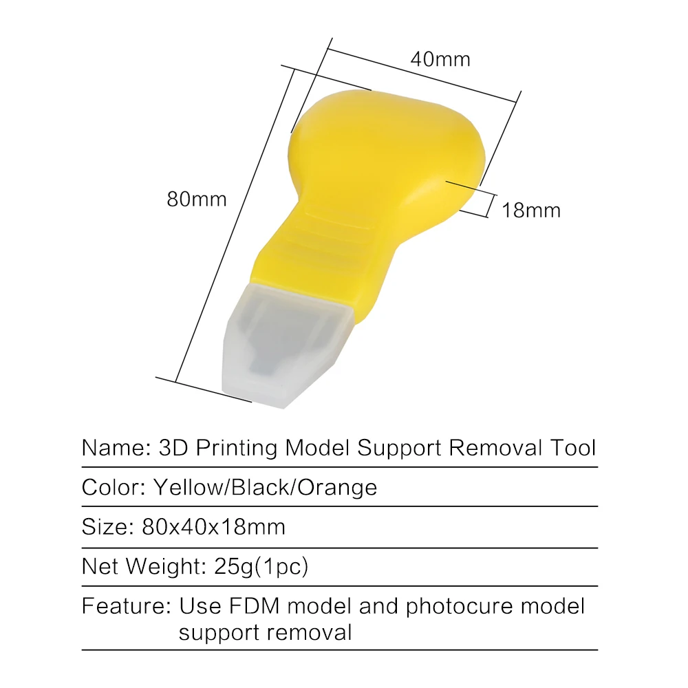 Набор инструментов для 3D-принтера снятия УФ-лампы полиактидный АБС-пластик