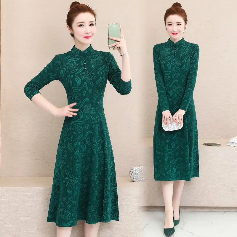 Винтажное кружевное платье с вышивкой женское элегантное платье-трапеция до