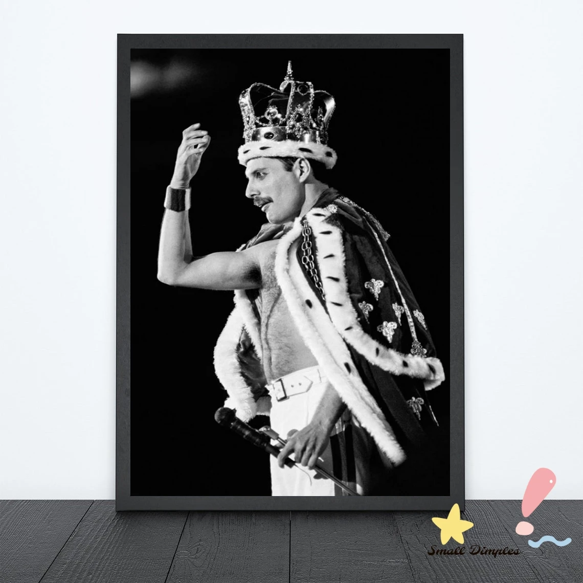 

Музыкальный постер Freddie Mercury, Постер со звездами, холст, Художественная печать, украшение для дома, настенная живопись (без рамки)