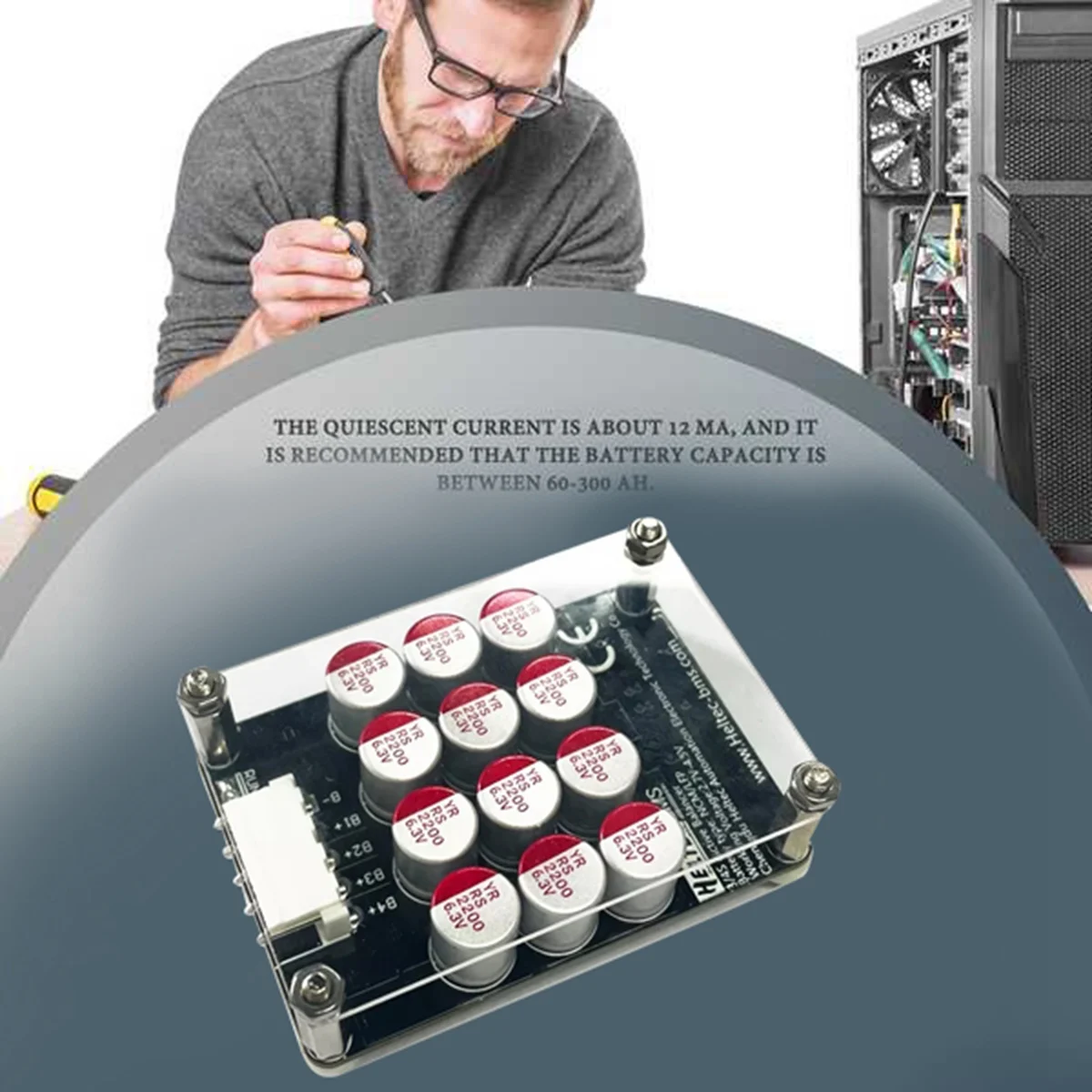 Аналогичный 5A активный эквалайзер BMS плата литиевая батарея Lifepo4 конденсатор (со