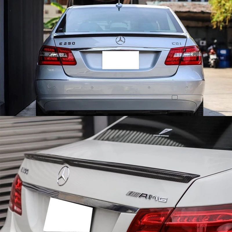 

For Mercedes-Benz E-Class W212 4Door Sedan AMG Style Carbon Fiber Rear Spoiler Trunk Wing 2009-2016