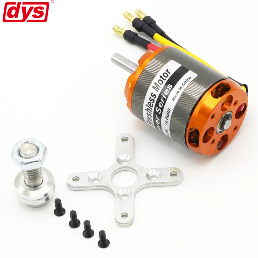 

DYS D3548 3548 790KV 900KV 1100KV 3-5S Lipo FPV Brushless Motor 5mm Shaft 156g 35*48MM Large Thrust For RC Quadcopter Drones