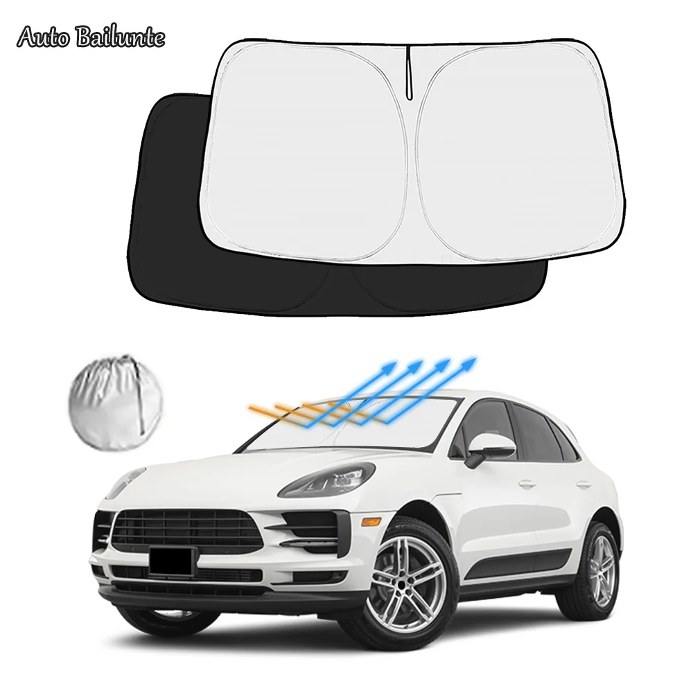 Солнцезащитный козырек для переднего и заднего стекла автомобиля Porsche Macan 2014 - 2021