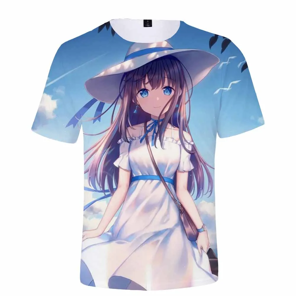 

Kisara задействовать Kiss аниме футболка для мужчин и женщин графика для мужчин/женщин 3D цветная художественная Живопись Печать с коротким рука...