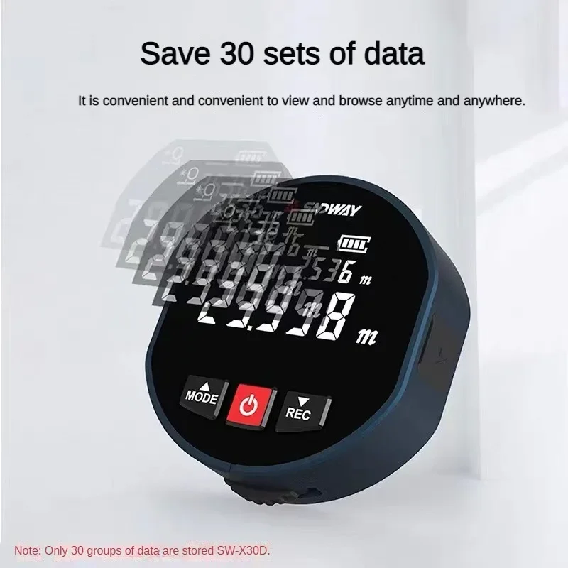 SNDWAY роликовый лазерный дальномер X30A X30D и рулонный двухрежимный Trena лазерная