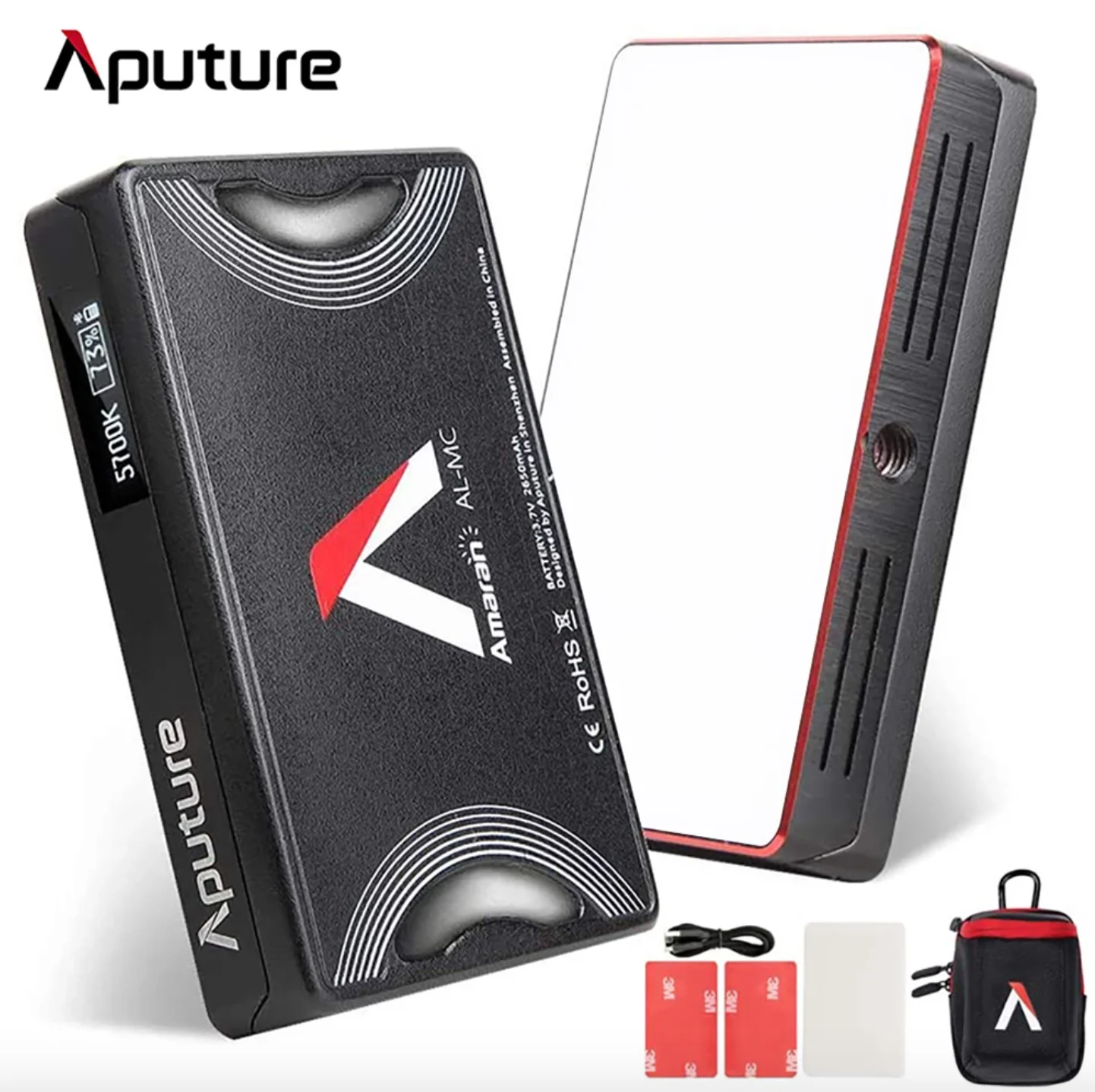 Aputure MC AL-MC RGBWW Светодиодная лампа s 3200K-6500K освещение для фотосъемки цветовая