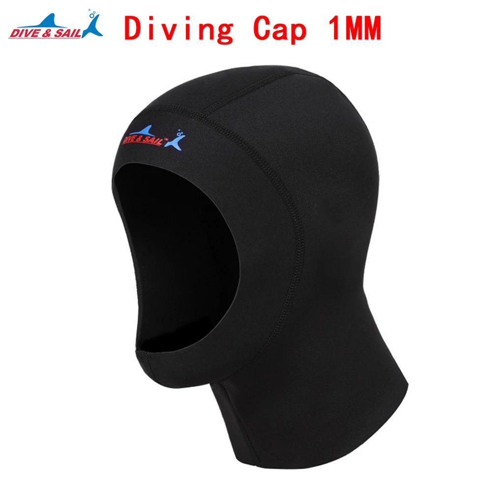 

1 мм Неопреновая шапка для подводного плавания, шлем, снаряжение для подводного плавания, шапка, капюшон, зимний теплый высококачественный шарф для плавания, унисекс, гидрокостюм для дайвинга