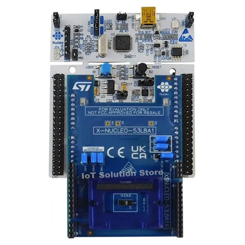 Фото P-NUCLEO-53L8A1 STM32 Nucleo pack with X-NUCLEO-53L8A1 expansion board and NUCLEO-F401RE development board №1