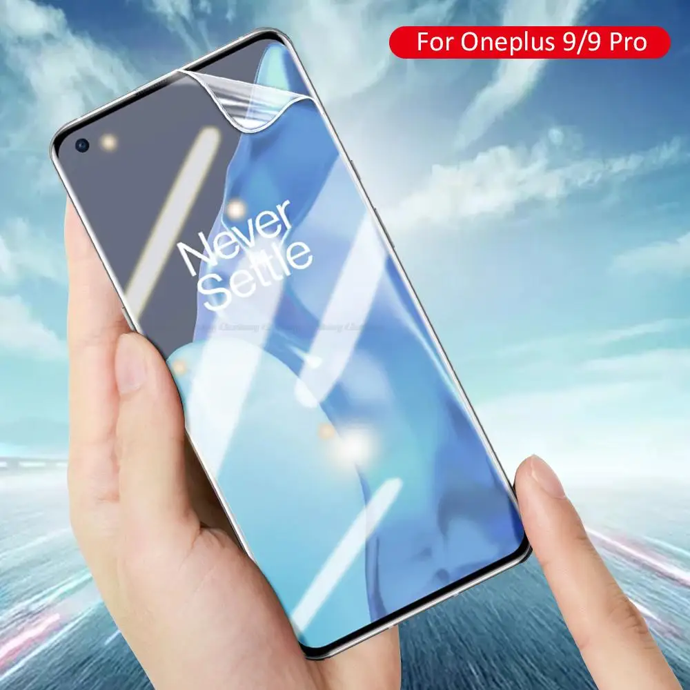 

Гидрогелевая пленка с полным покрытием для oneplus 9RT 9R 8 9 7 T Pro, мягкое закаленное стекло для oneplus Nord CE N100 N10 для one plus 9, пленка