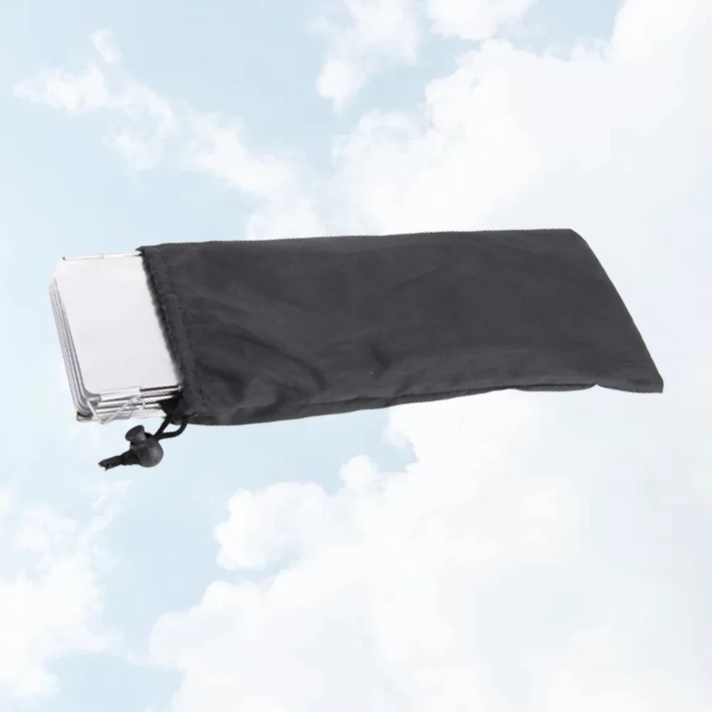 

8pcs Camping Wind Shield Foldable Aluminium Alloy Wind Shield with Cloth Bag for Barbecue Outdoor Camping Picnic (Silver)