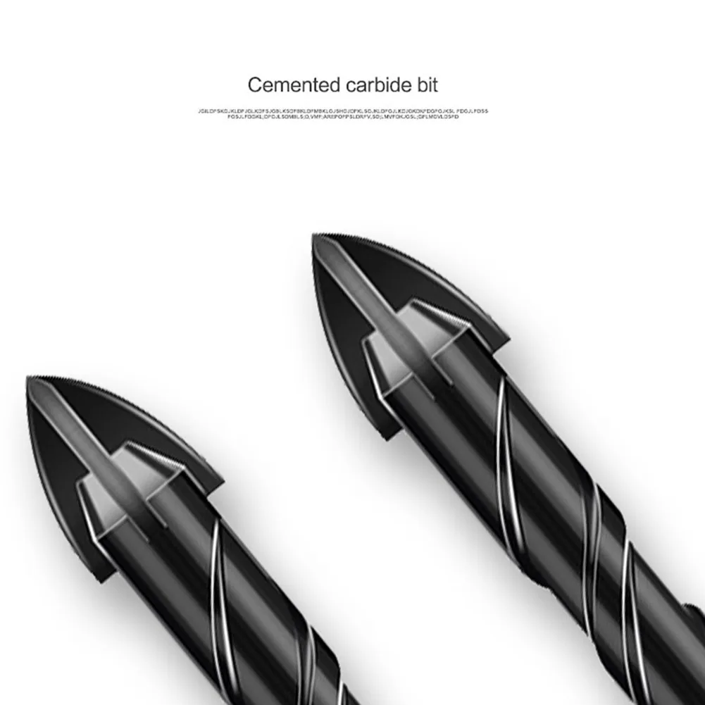 

Tile Drill Bit Drill Bits Ceramic Cross Spear Head Drilling Tools Wear-resistant Alloy Steel For Tile Brick Glass