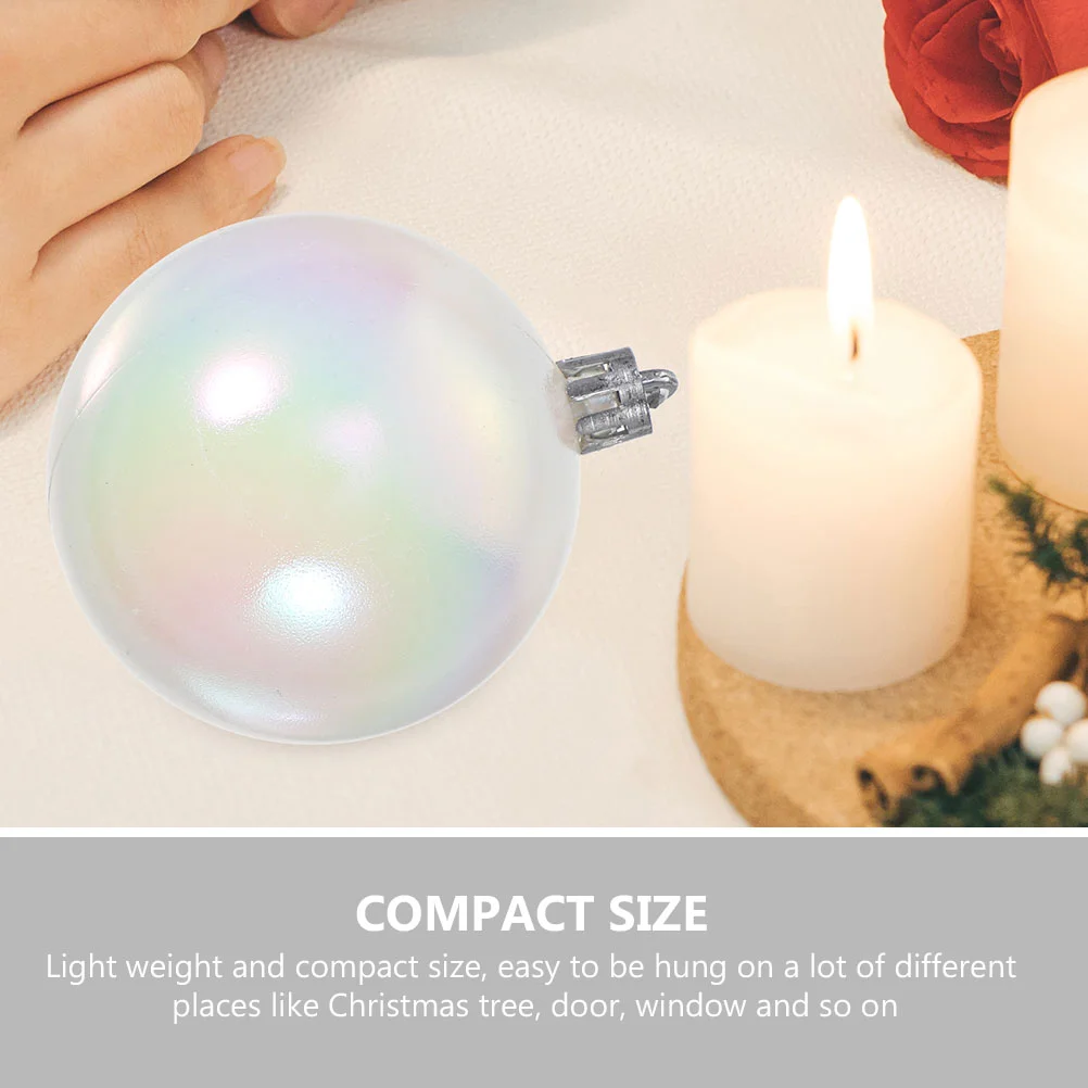 12 шт. декоративный шар Рождественский пузырь Красочные прозрачные украшения