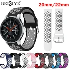 Ремешок силиконовый для Samsung Galaxy Watch 4246 ммS344Classic Huawei Watch 33 Pro, спортивный браслет для Active 2, 20 22 мм