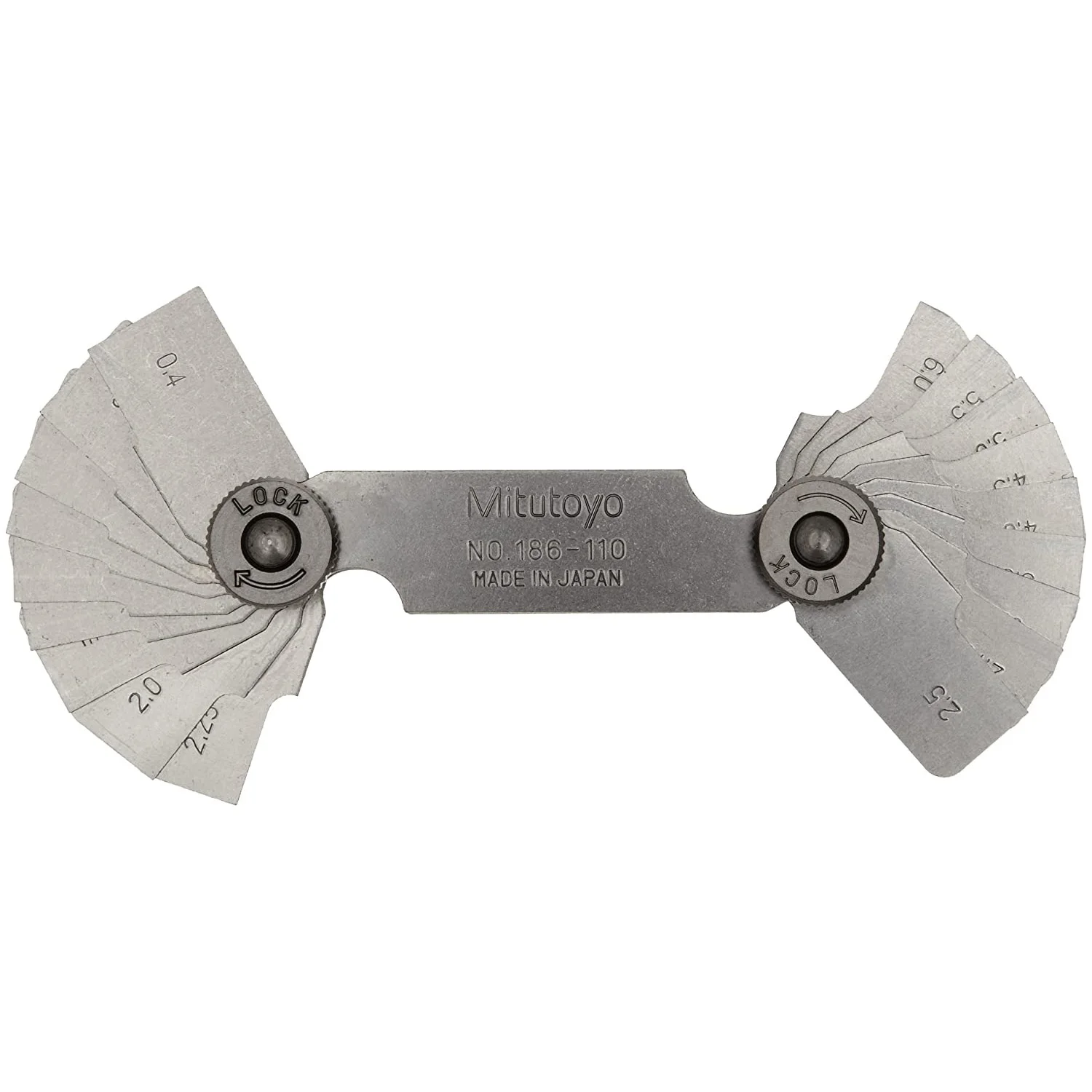 

Набор радиальных датчиков Mitutoyo 186-110, 18 пар листьев, 0,4 мм, 0,8 мм, 1 мм, 1,2 мм, 1,5 мм, 1,6 мм, от 1,75 мм до 3 мм до 0,25 мм.