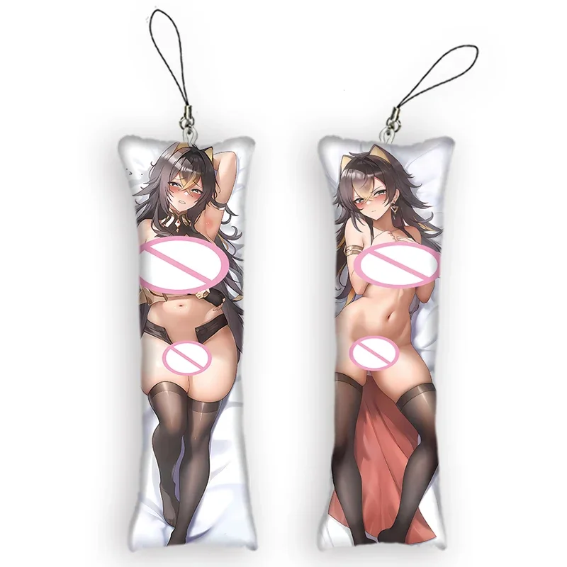 Модный мини-брелок Genshin Impact Dehya с тематическим персонажем Dakimakura аниме Kawaii