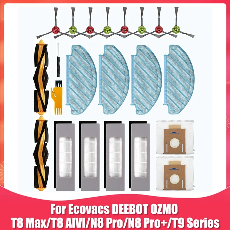 

Practical Boutique Replacement Parts For Ecovacs DEEBOT OZMO T9 T8 Series T8 AIVI T8 Max N8 Pro N8 Pro+ Robot Vacuum Cleaner