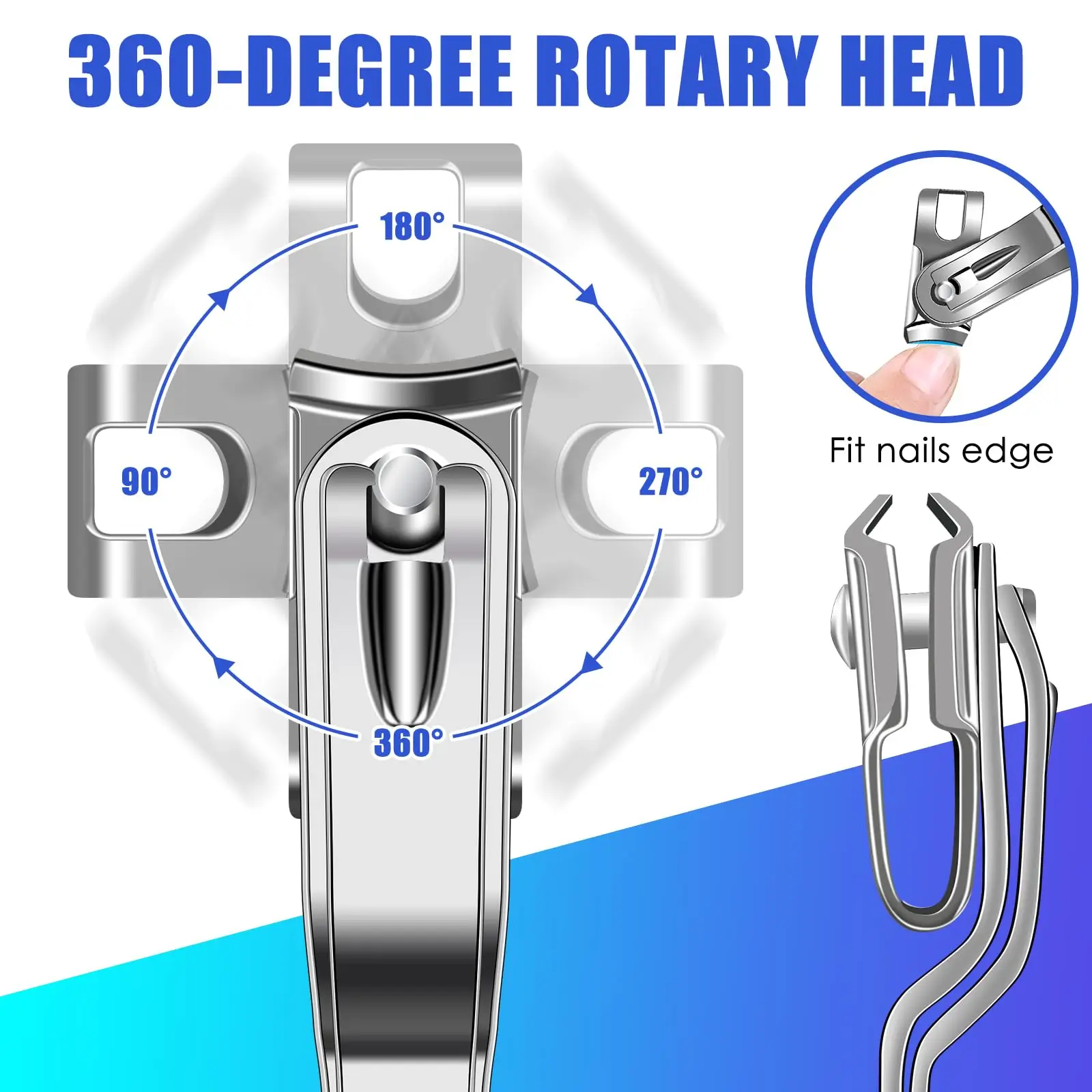 Машинка для стрижки ногтей пожилых эргономичная машинка толстых стальная