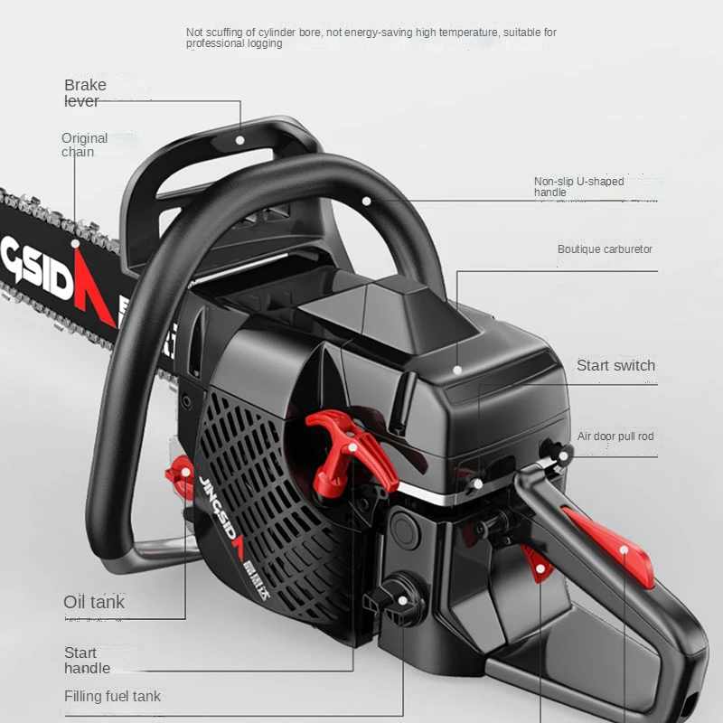 9900 кВт 80CC немецкая цепная пила бензиновая лесозаготовительная мощная бензопила