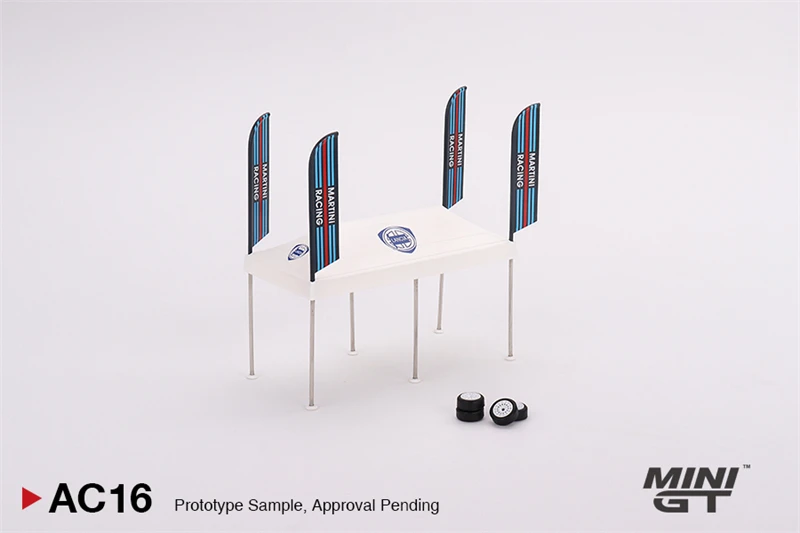 

Мини GT 1:64 набор палаток для походов-Martini Racing