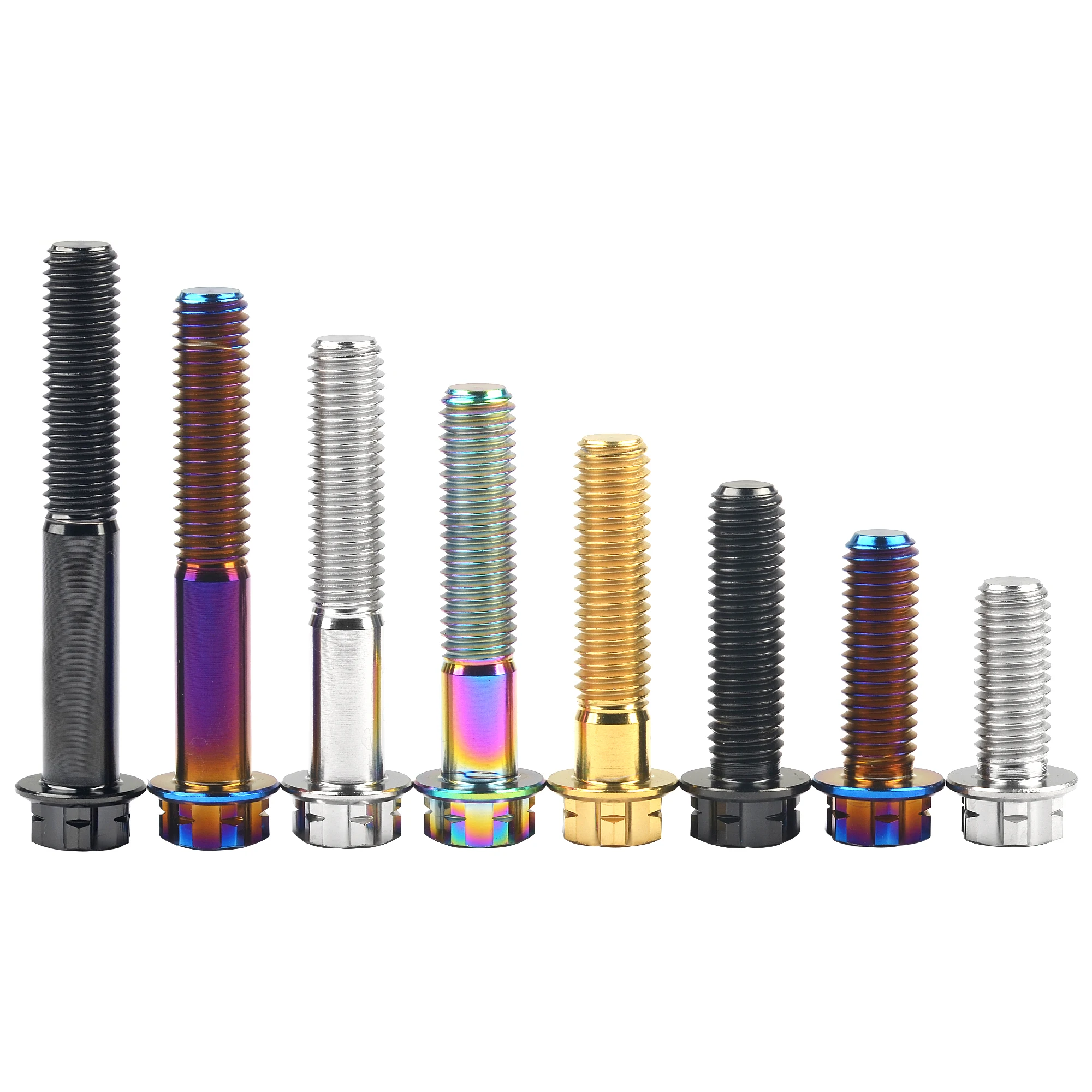 Титановый болт Xingxi M10x15 ~ 90 мм T50 Torx Pitch1.25/1 5 фланцевый винт для мотоциклетных