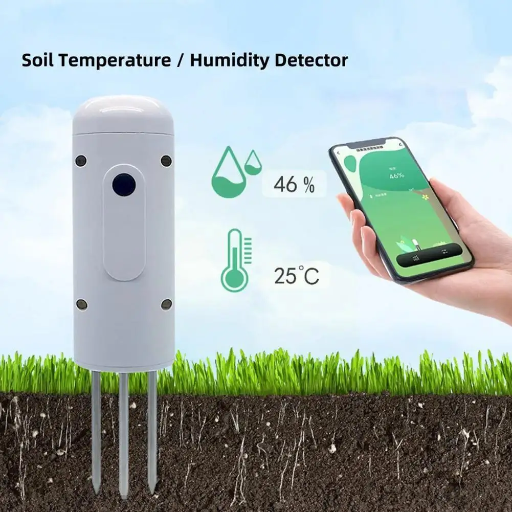 

Waterproof Plant Monitor Outdoor Soil Temperature Meter Moisture Irrigation Automation Garden Humidity Tester Sens B5c4