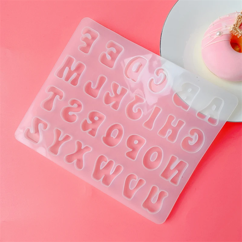 Новая силиконовая форма для торта 26 букв английского алфавита шоколада льда