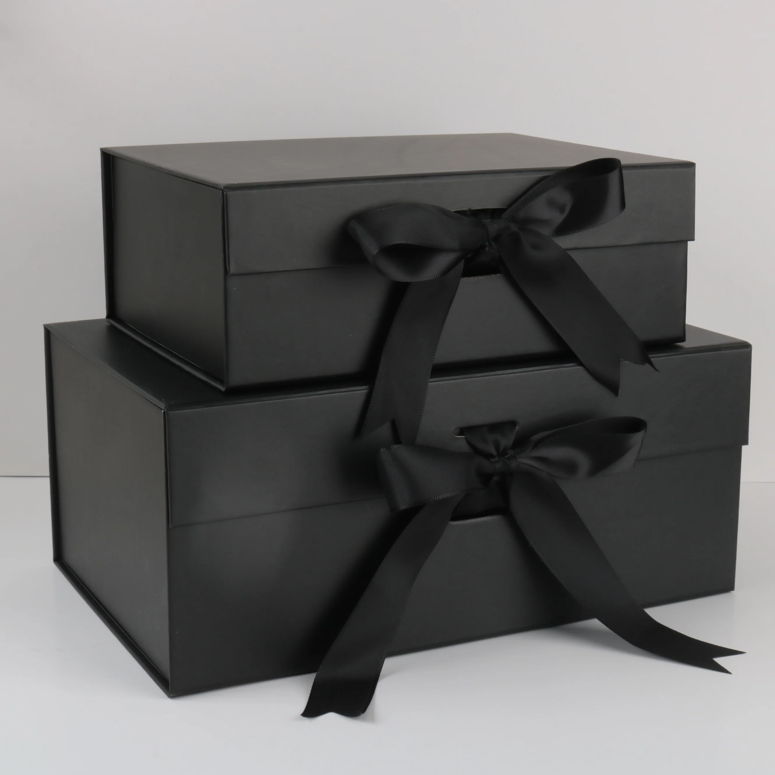 Folding Box 1pcs Black  For Birthday  Holiday Gifting Cardboard Box Factory Direct Sales