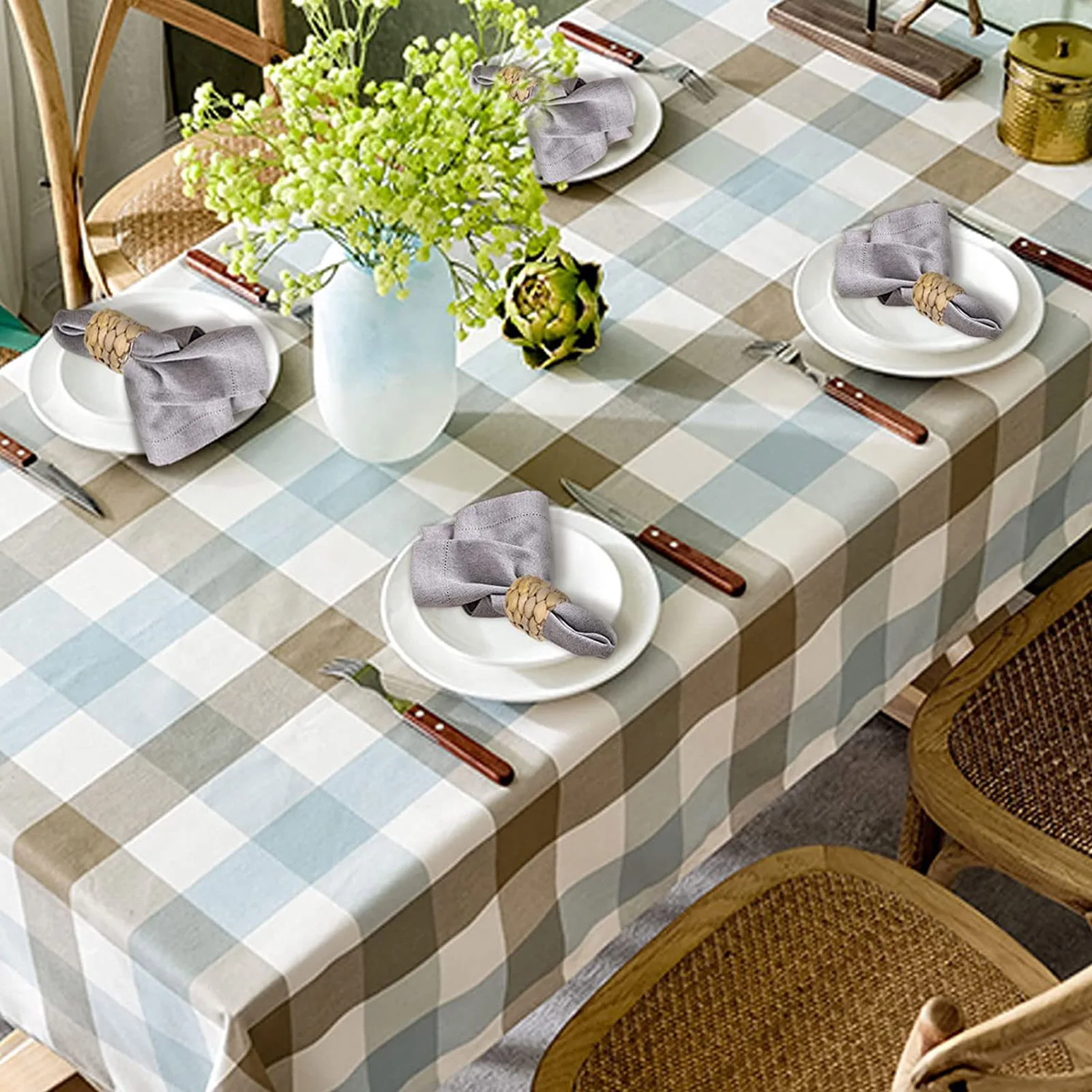 

Набор колец для салфеток в деревенском стиле, набор из 6 колец для салфеток в деревенском стиле, набор из 12 колец для салфеток на День Благода...