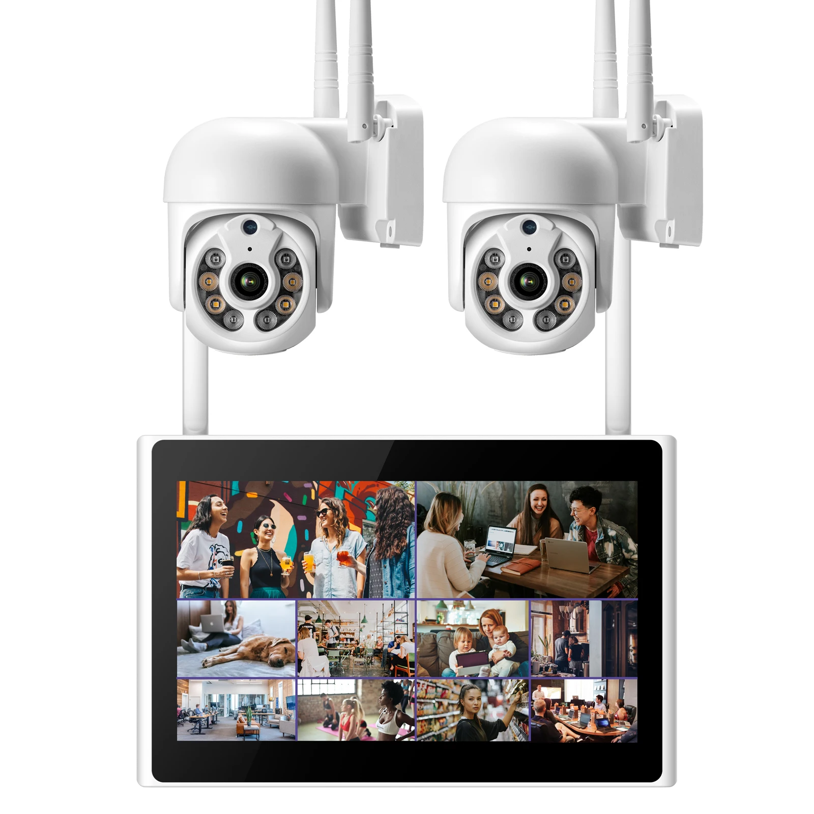 Gadinan Wi-Fi система видеонаблюдения с автоотслеживанием 10CH