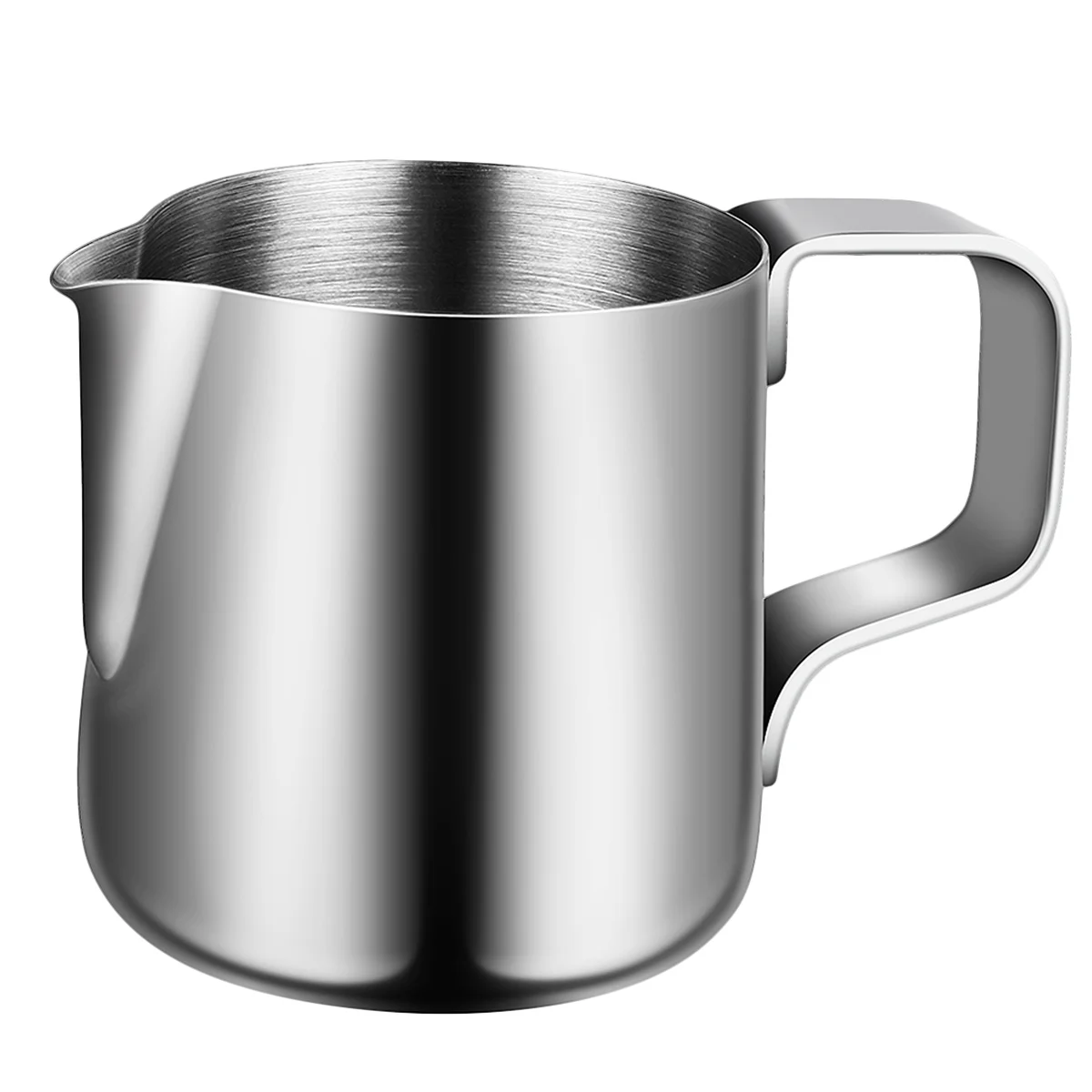 

Pitcher Cup Frother Jug Steaming Frothing Metal Accessories Machine Espresso Stainless Steellatte Cappuccino Creamer