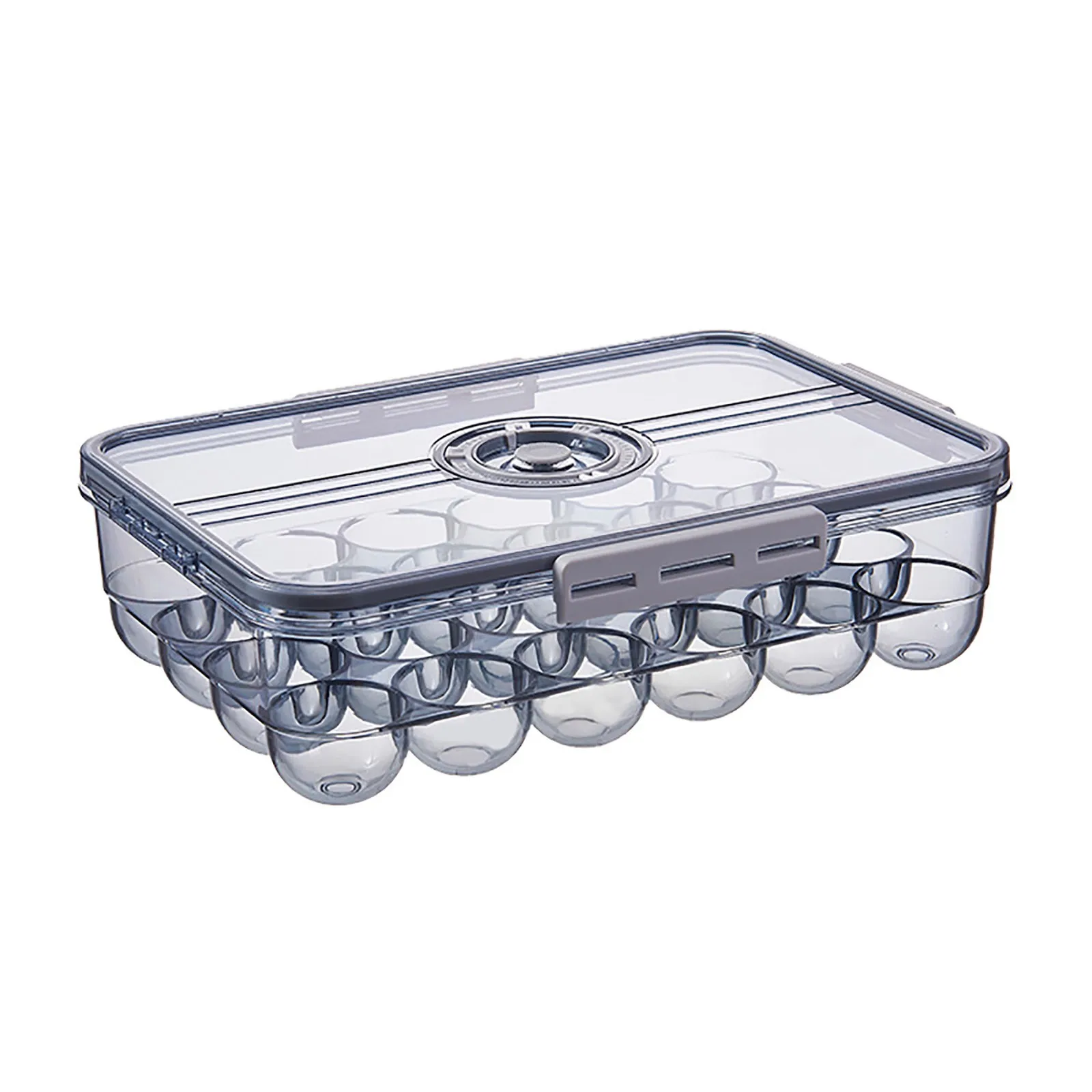 

Egg Holder Clear Cheer Collection Container Air Tight Food Storage Containers with Lids Airtight Small Storage Solutions Kitchen