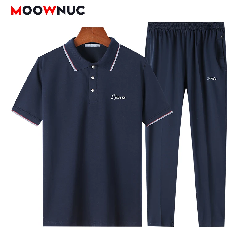 

Summer Men's Casual Sets Fashion T-shirt + Pant 2022 Sportswear Spring Male Tracksuits Jogger Sweatshirt Hombre Fit 2-Piece Set