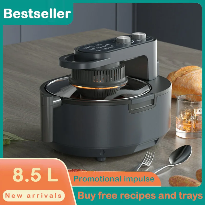 

Электрическая Фритюрница 0ven 8,5l, большая емкость, коробка для барбекю, машина для приготовления торта, картофеля фри, вилка для ЕС/Австралии/...