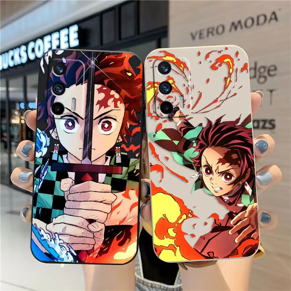 

Case For OPPO Realme 10 9 8 8I C30 C31 C33 C35 C55 GT NEO 3 5 NARZO 50 5G Case Funda Cqoue Shell Capa Anime Demon Slayer Tanjiro