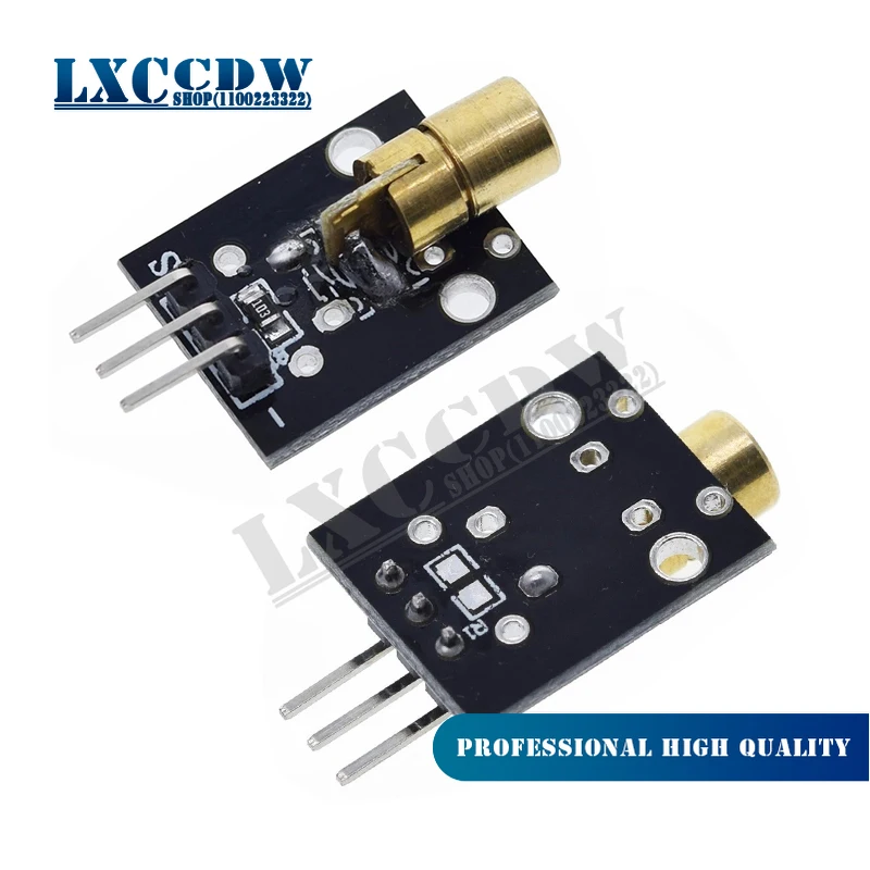 

5 шт., модуль лазерного датчика 650 нм, 6 мм, 5 В, 5 мВт, красная лазерная точка, Диодная Медная головка для новой модели