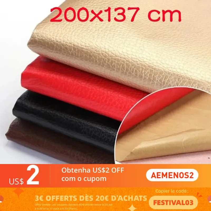 

2023 200x137cm Sofa Fabrics DIY Self Adhesive PU Leather Repair Patches Fix Sticker for Sofa Car Seat Table Chair Bag Shoes Bed