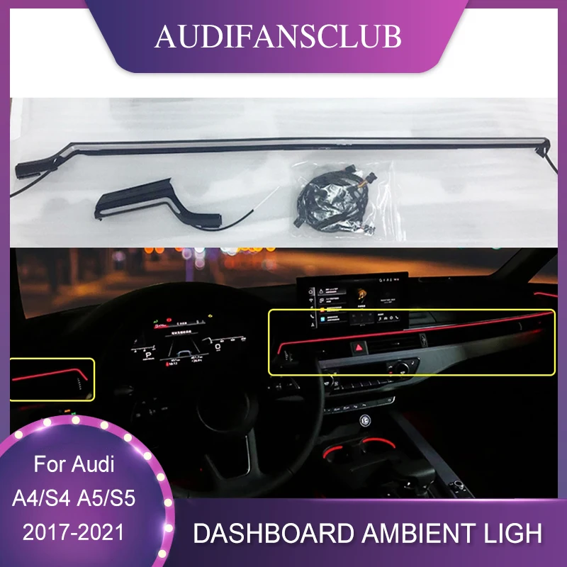 

Декоративная светодиодная лента для приборной панели Audi A4 S4 A5 S5 B9