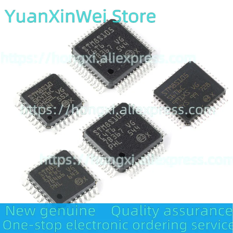 

5PCS STM8S005 STM8S105K4T6C K6T6C S6T6C C4T6 C6T6 16 MHZ flash / 8-bit microcontroller MCU