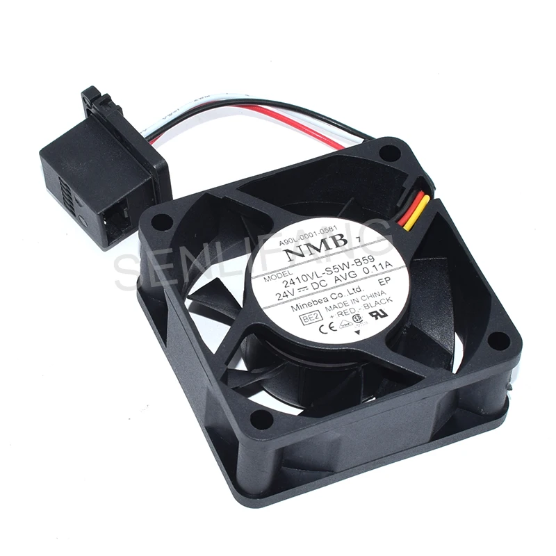 Новый квадратный охлаждающий вентилятор 2410VL-S5W-B59 DC24V 0.11A 60*60*25 мм