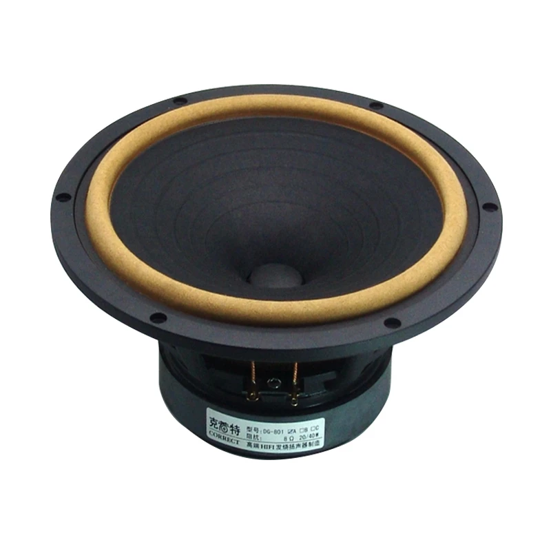 

Correct Original Speaker 8'' Full Frequency Driver Unit Ferrit Magnets Mixed Paper Cone Leather Suspension 4/8ohm 25W (1 Pieces)