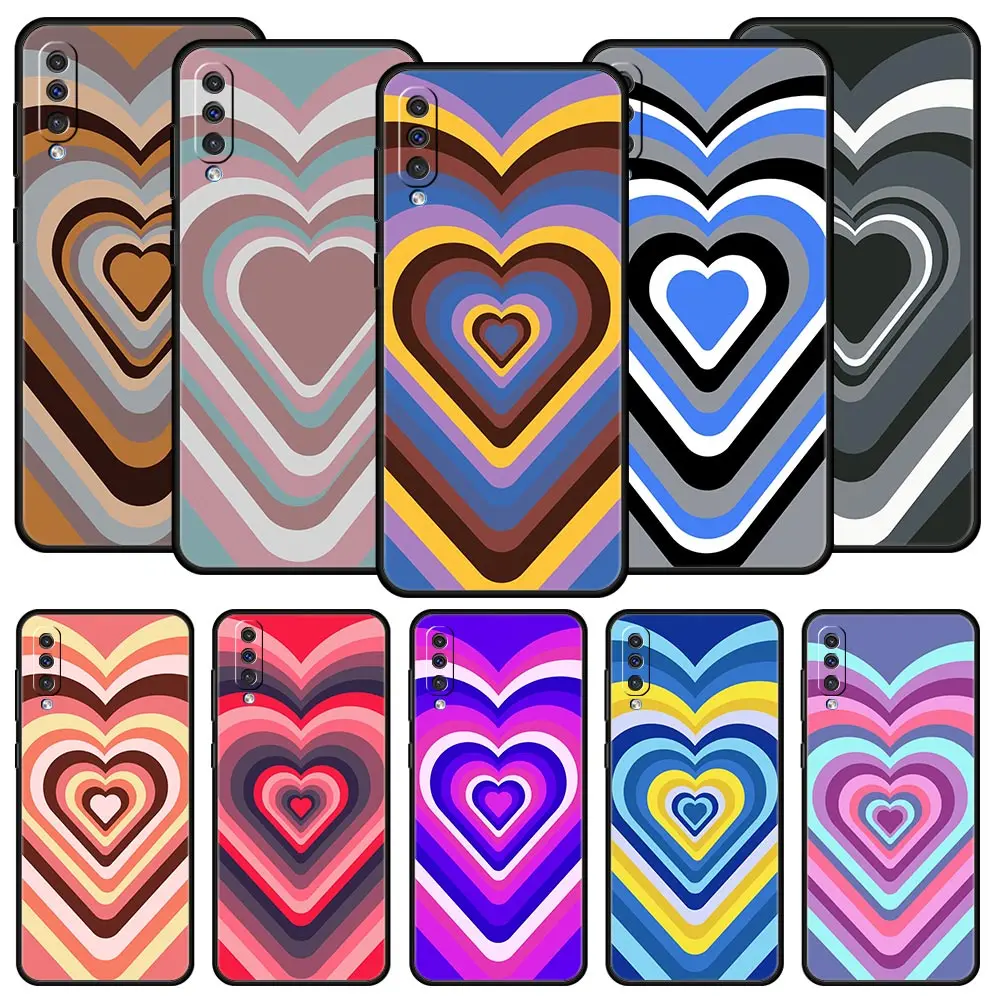 

Fashion The eye love Heart Phone Case For Samsung Galaxy A12 A32 A50 A70 A20E A20S A10 A10S A22 A30 A40 A52S A72 5G A02S Cover
