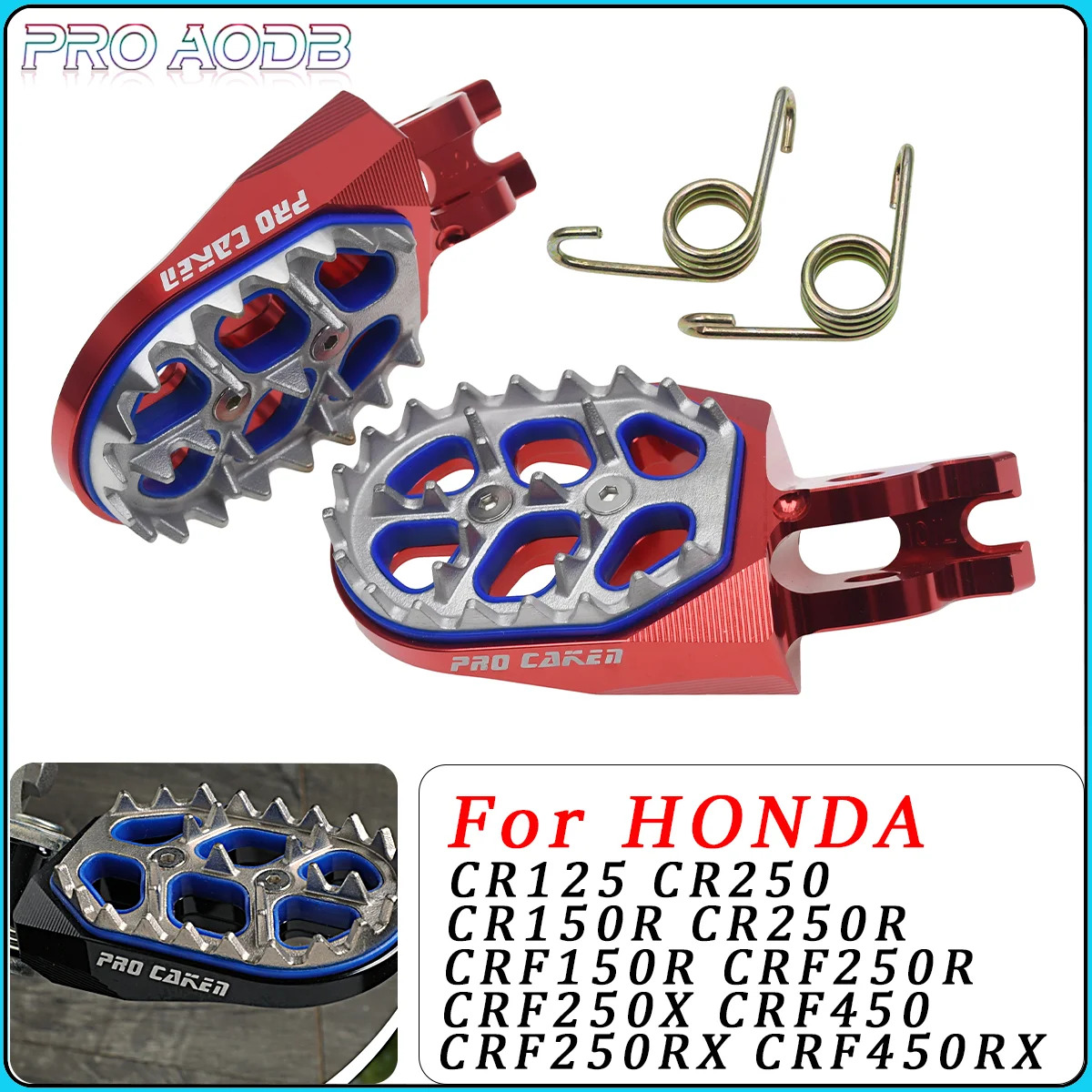 Подставка для ног мотоцикла подножка HONDA CR125 CR250 CR150R CR250R CRF250RX CRF450RX CRF250X CRF450X CRF450L MOTO
