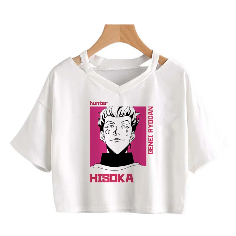 Kawaii Hunter X Killua Zoldyck Футболка женская японская аниме футболка Kurapika Hisoka Hxh &quotМанга&quot