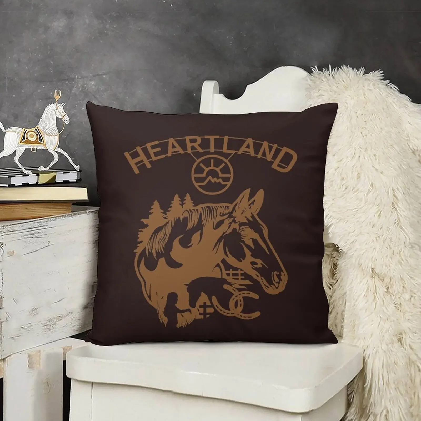 Heartland Ranch Я люблю лошадь Любитель лошадей Любовь Подарок для владельца Фермерс F