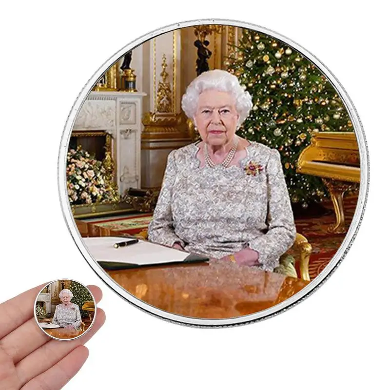 

Памятная монета королевы Елизаветы II 1926-2022, Коллекционные сувениры, коллекционные подарки