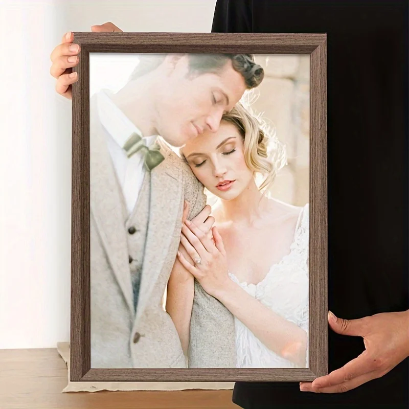 Классическая Деревянная Фоторамка Простая Элегантность Низкопрофильная