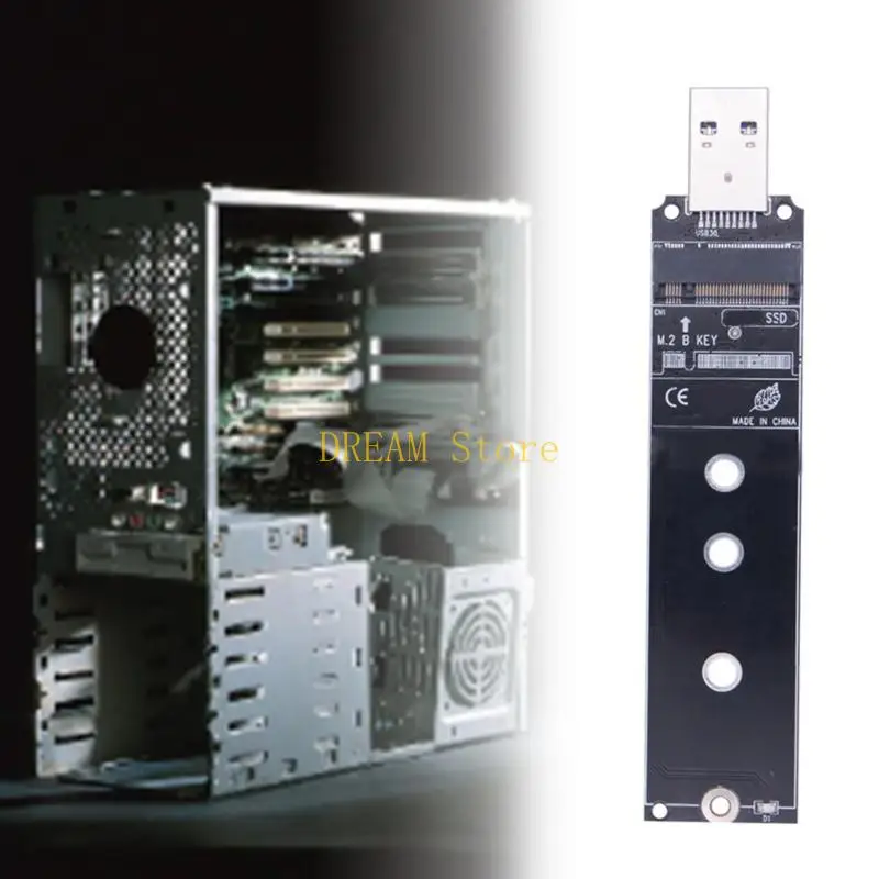 Фото M.2 до USB3.0 Адаптерный конвертер считывателя адаптера ASM 1153E Чип для 2230 2242 2260 2280 PC Desktop Best Sale №5