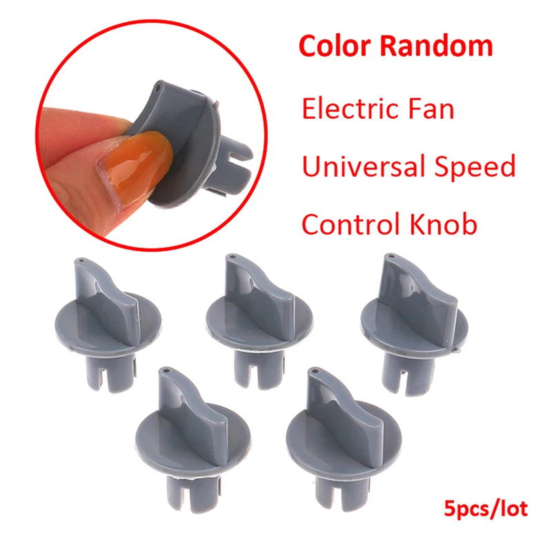 

5PCS Electric Fan Universal Speed Control Knob Table Fan Wall Fan Gear Timer Plastic Switch Twister