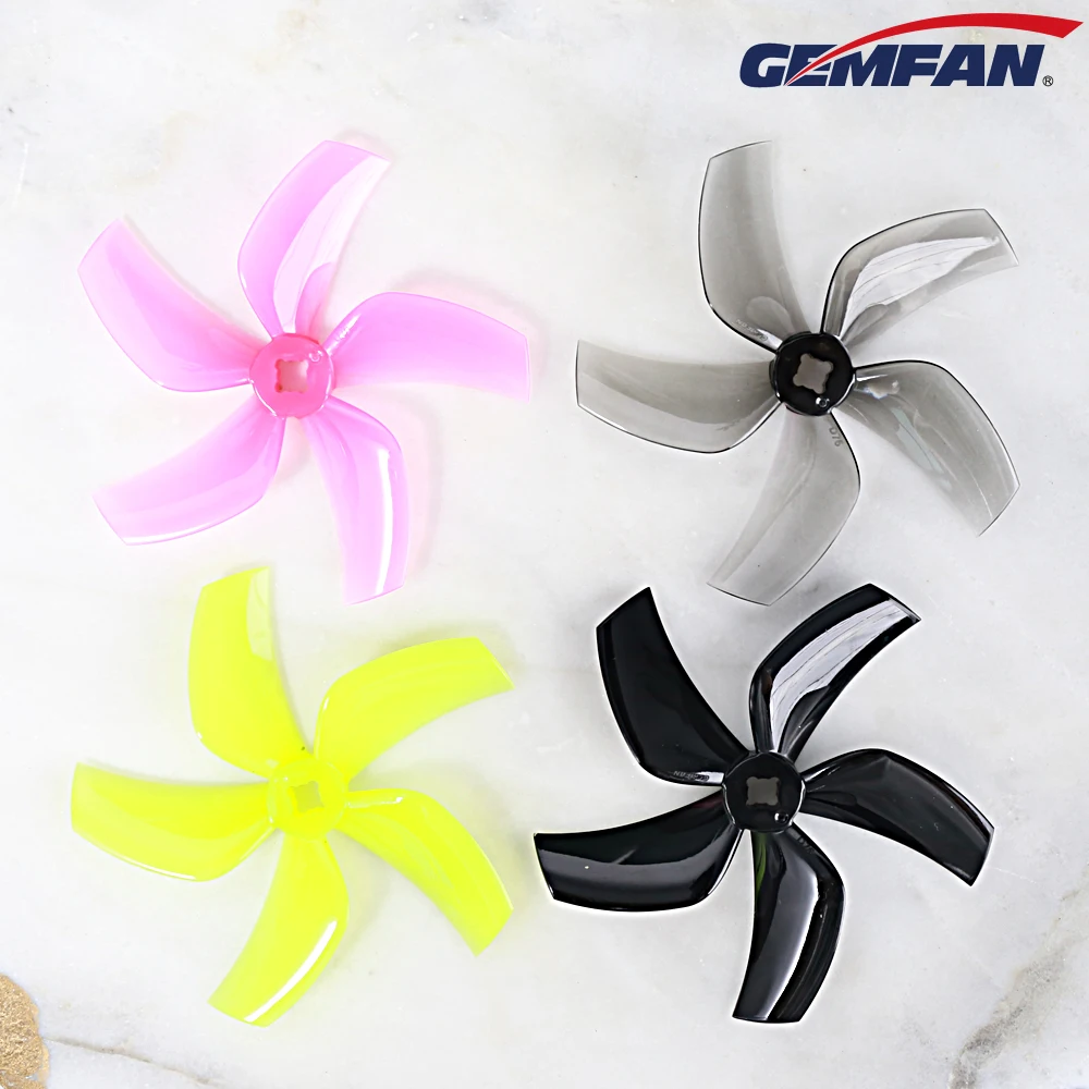 

10Pairs(10CW+10CCW) Gemfan D76 76mm-5 76mm 5-Blade PC Propeller T Mount & M5 for RC FPV Freestyle 3inch Cinewhoop Ducted Drone