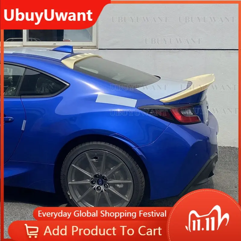 

For TOYOTA ZA86 GR86 For Subaru BRZ ABS UNPAINTED /GLOSSY BLACK Spoiler REAR WING TRUNK LIP SPOILERS High Quality 2021 2022